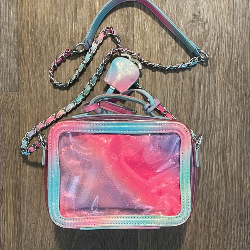 Colorful Transparent Crossbody Bag - Picture 3 of 10